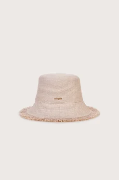 Hats|Accessories>Cult Gaia KUMI HAT - Cream