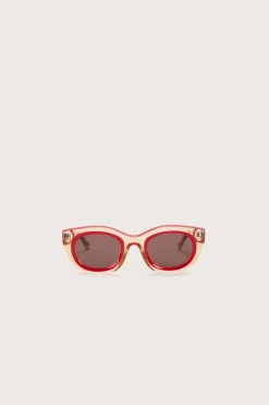 Sunglasses|Accessories>Cult Gaia LILI SUNGLASSES - Champagne