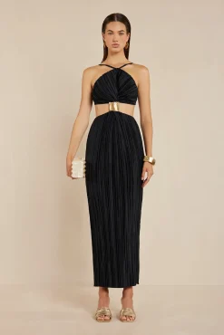 Gowns|Dresses>Cult Gaia MITRA GOWN - Black