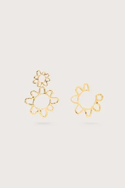 Earrings|Jewelry>Cult Gaia MORGAN EARRING - Shiny Brass