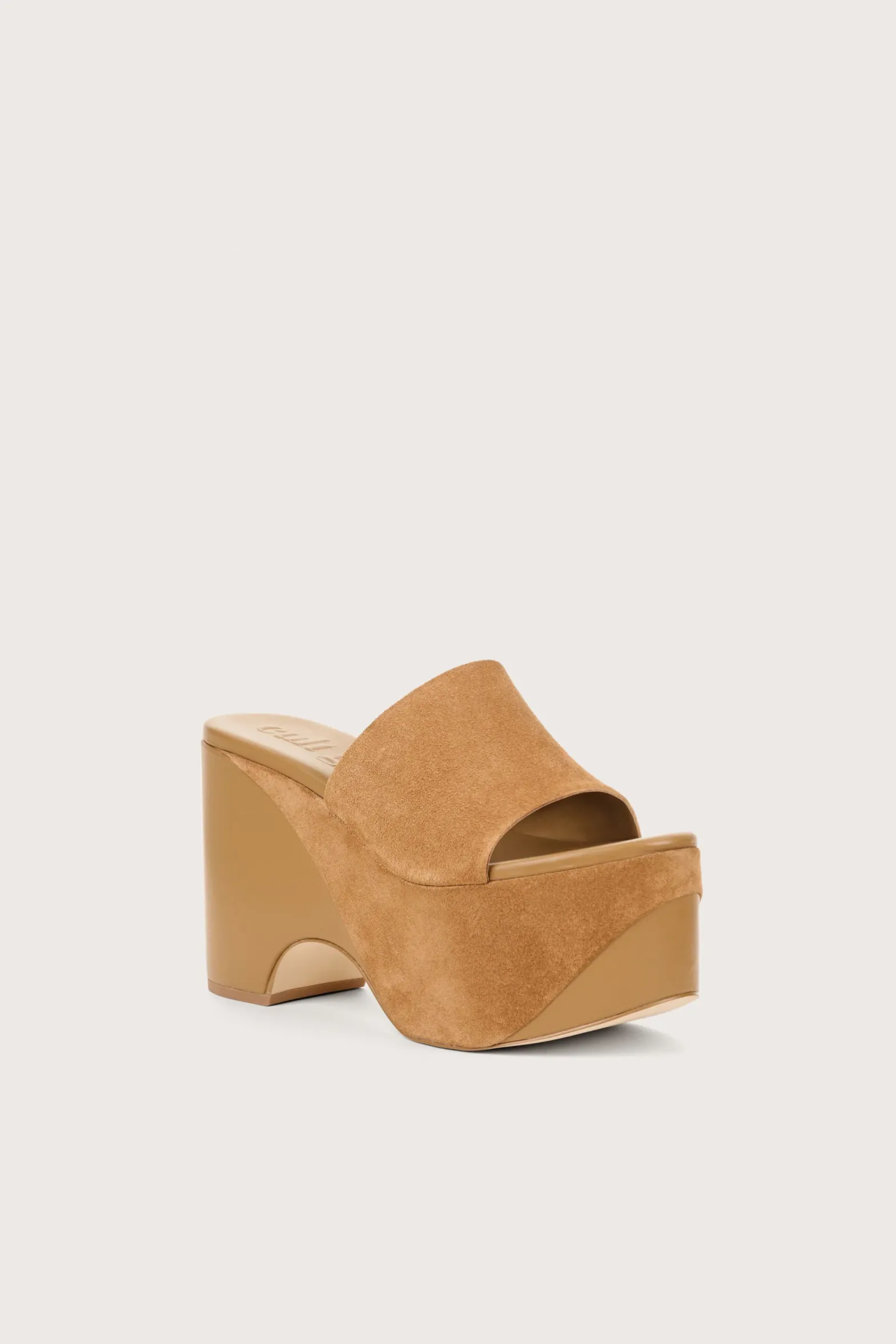 Platforms|Shoes>Cult Gaia NATASHA PLATFORM - CAMEL