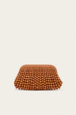 Clutches>Cult Gaia NIA CLUTCH - Chestnut