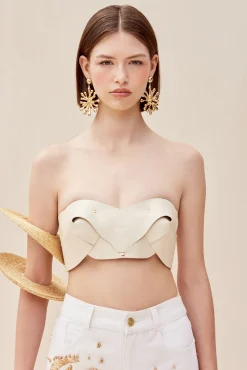 Tops>Cult Gaia OLIA TOP - Off White