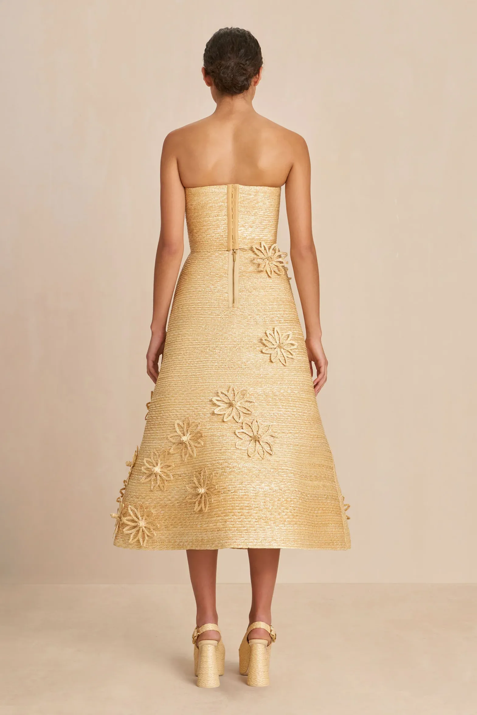 Bottoms>Cult Gaia OPHILE SKIRT - Natural