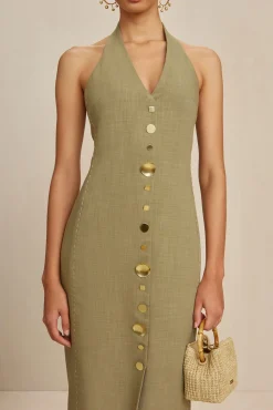 Dresses>Cult Gaia POE DRESS - Tea