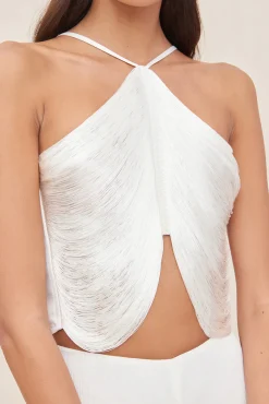 Tops>Cult Gaia QUELLA TOP - Off White