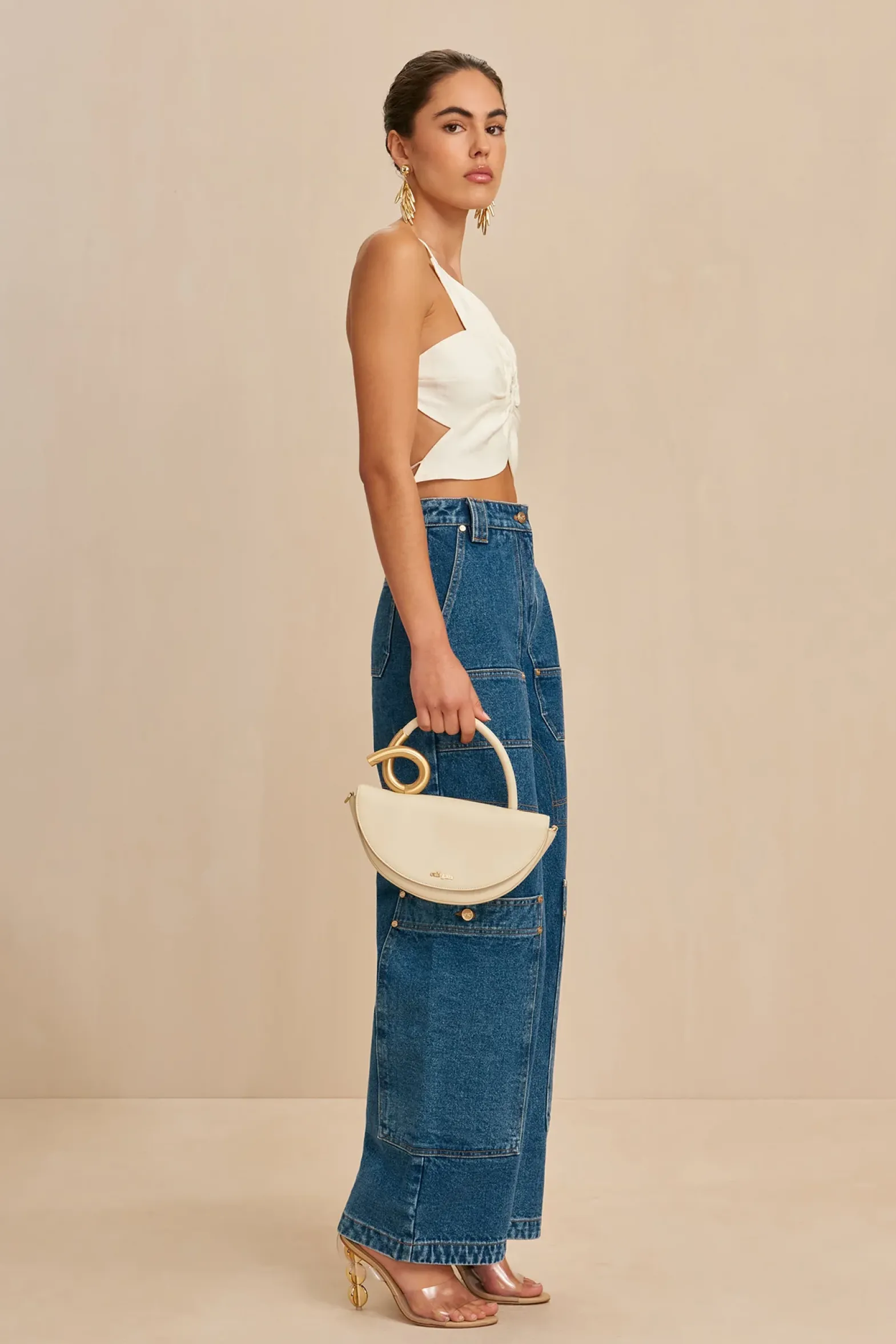 Tops>Cult Gaia RACHEL TOP - Off White