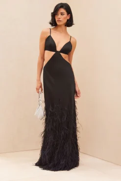 Gowns>Cult Gaia RAISA GOWN - Black