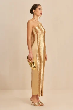 Gowns>Cult Gaia RENATA GOWN - Gold
