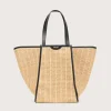 Tote Bags>Cult Gaia SADIE TOTE BAG - NATURAL