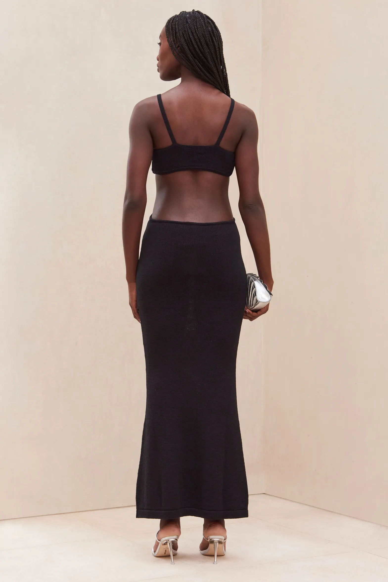 Knits>Cult Gaia SERITA DRESS - Black