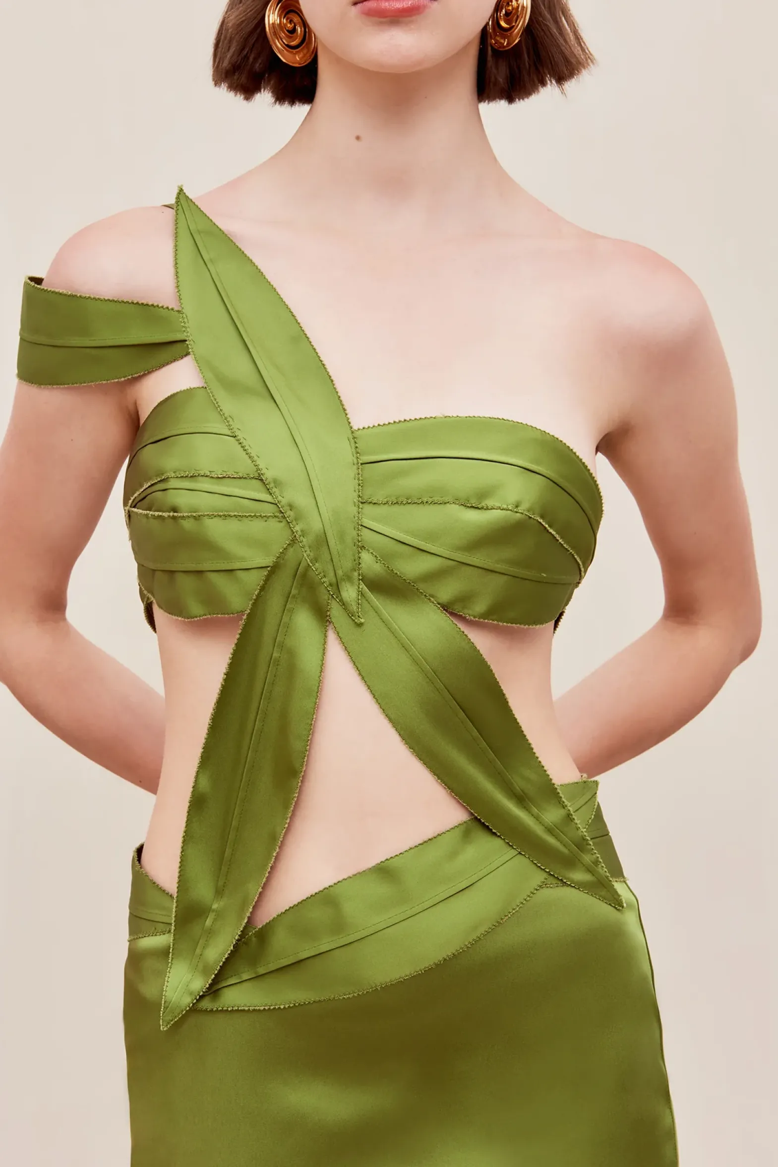 Gowns|Dresses>Cult Gaia SHARLENA GOWN - Olea