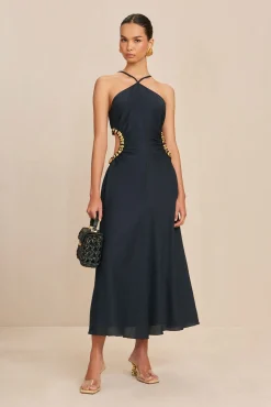 Dresses>Cult Gaia SILVIA DRESS - Black