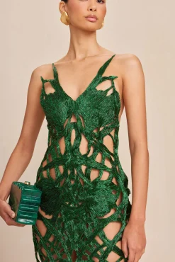 Gowns|Dresses>Cult Gaia SITA GOWN - Malachite
