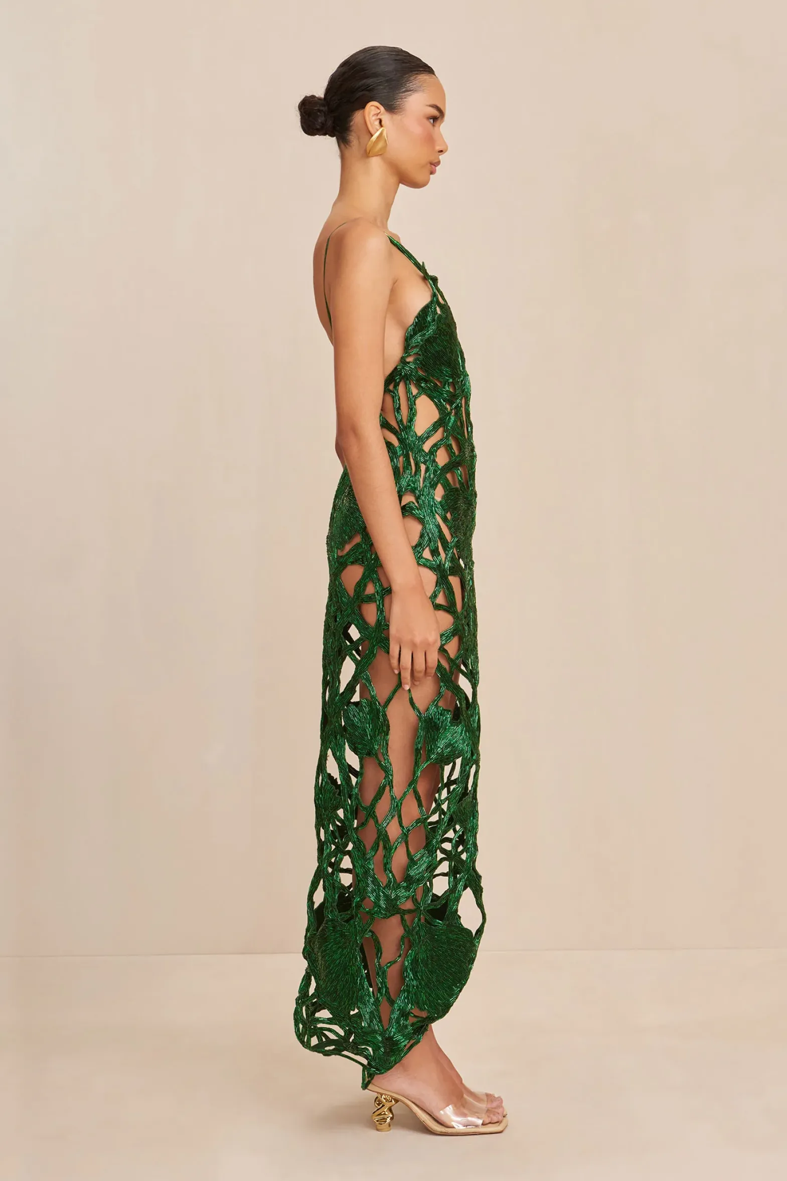 Gowns|Dresses>Cult Gaia SITA GOWN - Malachite
