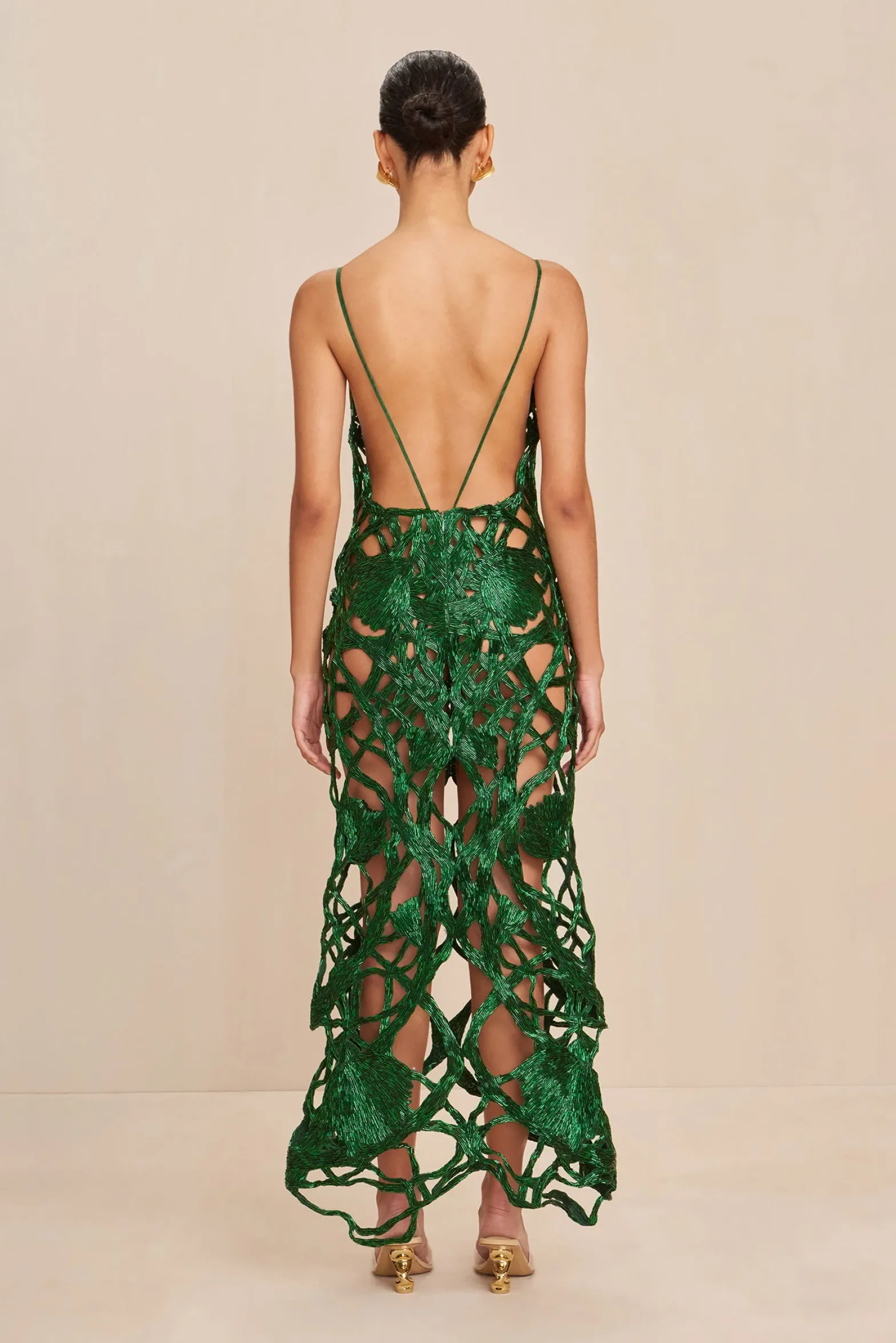 Gowns|Dresses>Cult Gaia SITA GOWN - Malachite