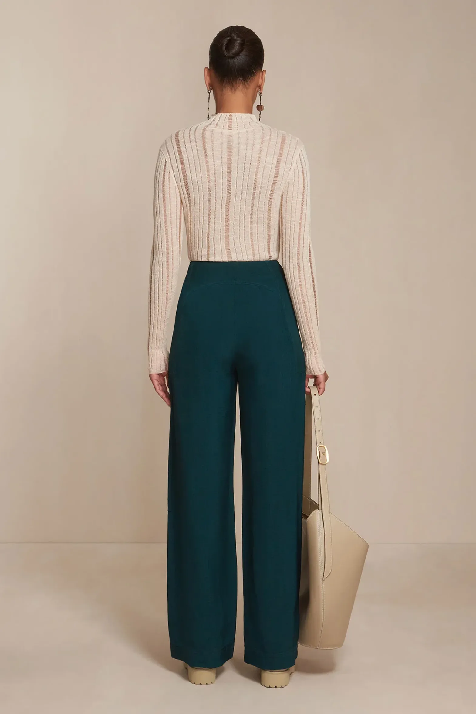 Tops|Knits>Cult Gaia SKIVY KNIT TOP - Mushroom