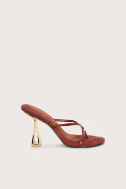 Evening|Sandals>Cult Gaia SORIAH SANDAL - Mahogany