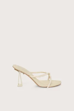 Evening|Sandals>Cult Gaia SORIAH SANDAL - Pearl