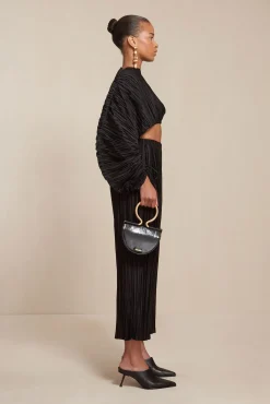 Bottoms>Cult Gaia STACIE PANT - Black