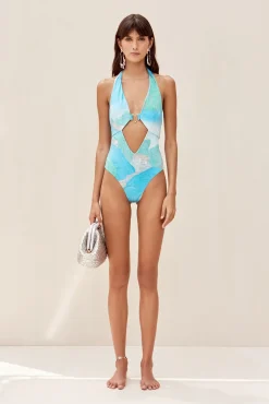 One Pieces>Cult Gaia SUY ONE PIECE - Landscape Print