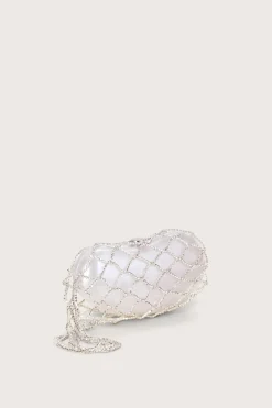 Mini Bags|Clutches>Cult Gaia TALLULAH WRISTLET - Pearl