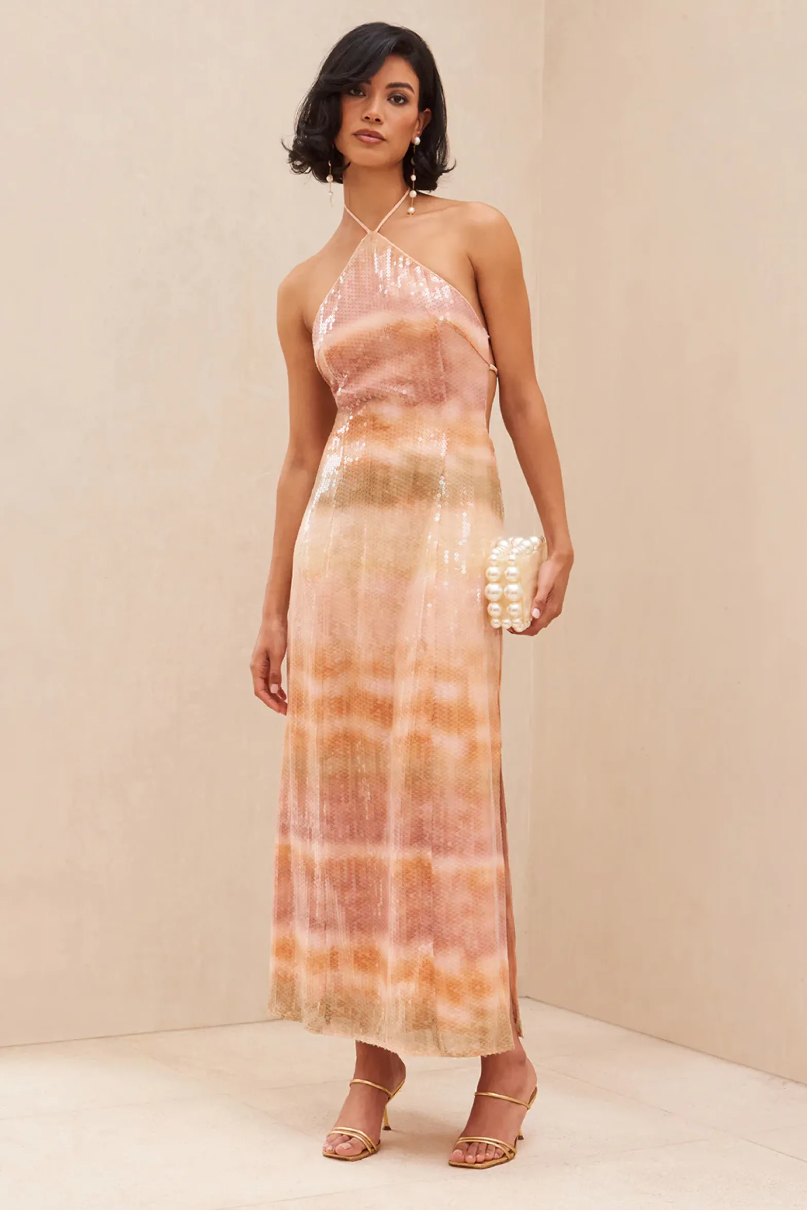 Gowns>Cult Gaia TASMIN DRESS - Dusty Dye