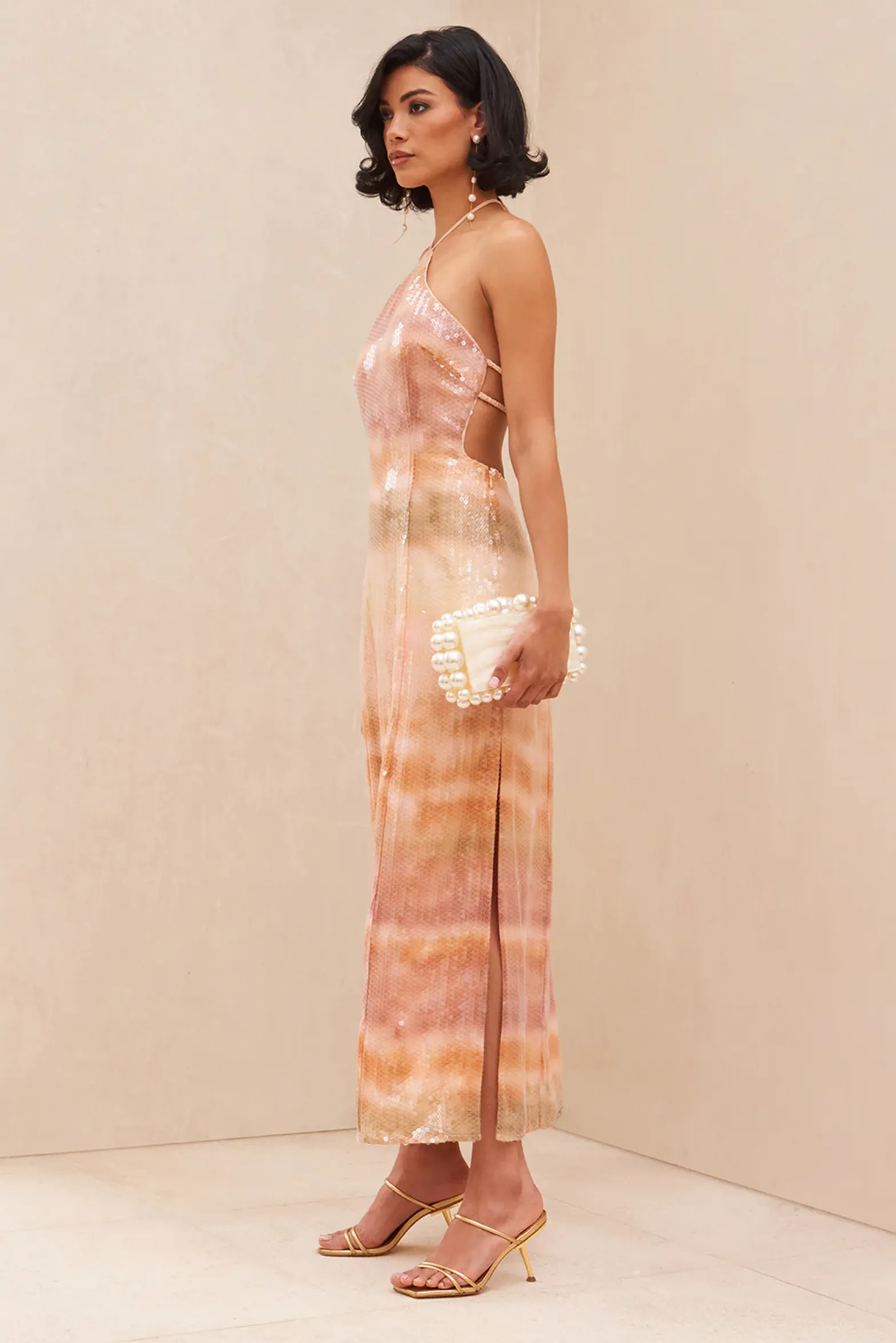 Gowns>Cult Gaia TASMIN DRESS - Dusty Dye