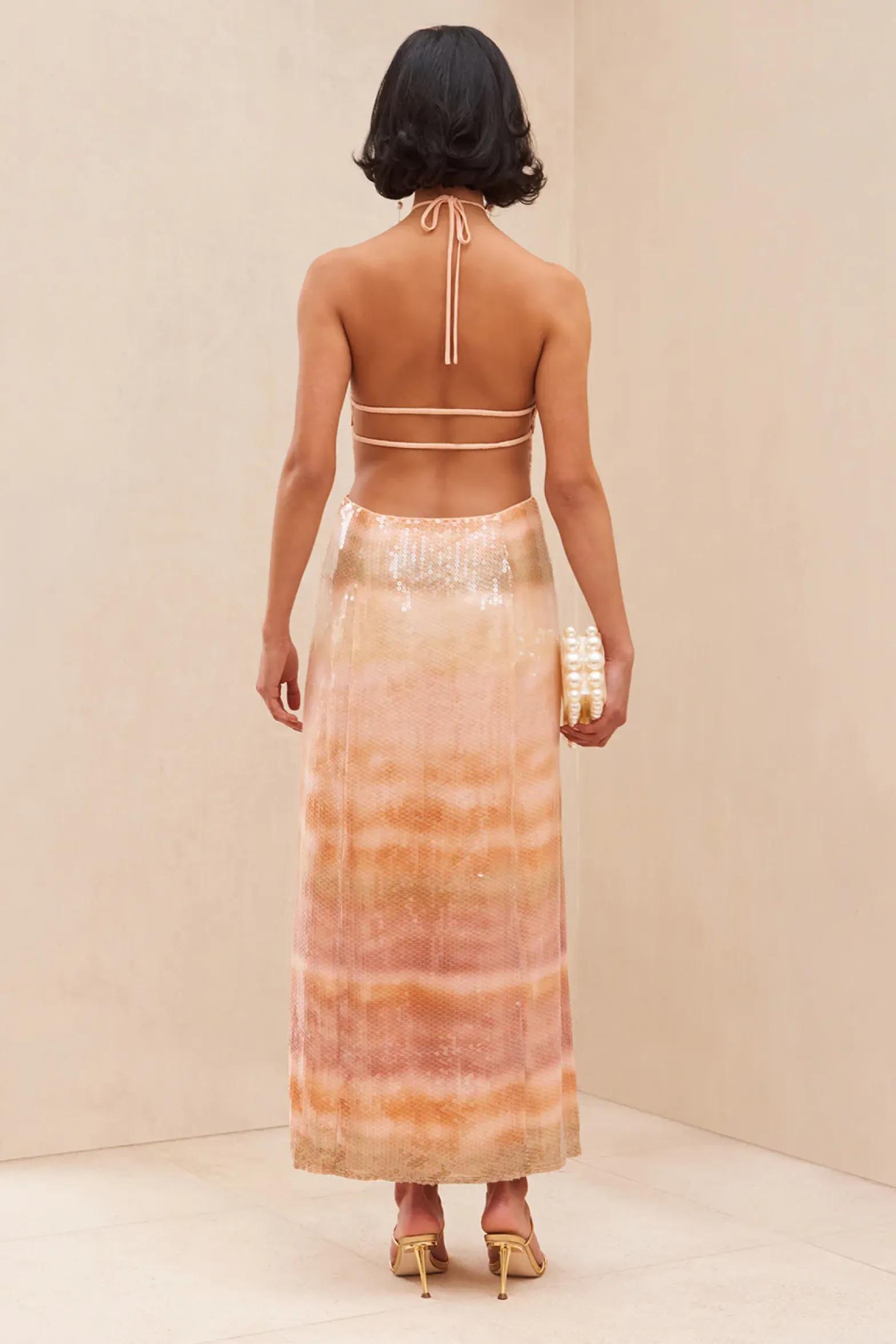 Gowns>Cult Gaia TASMIN DRESS - Dusty Dye