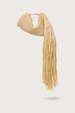 Mini Bags|Clutches>Cult Gaia VIERA CLUTCH - Natural