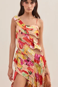 Gowns>Cult Gaia WHITNEY GOWN - Painted Floral