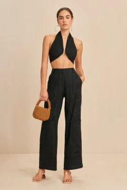 Sets|Bottoms>Cult Gaia WYNN PANT - Black