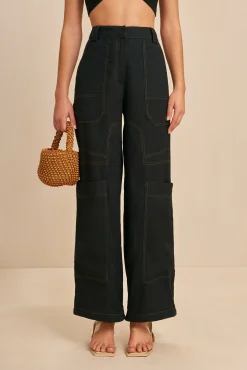 Sets|Bottoms>Cult Gaia WYNN PANT - Black