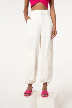 Bottoms>Cult Gaia WYNN PANT - Off White